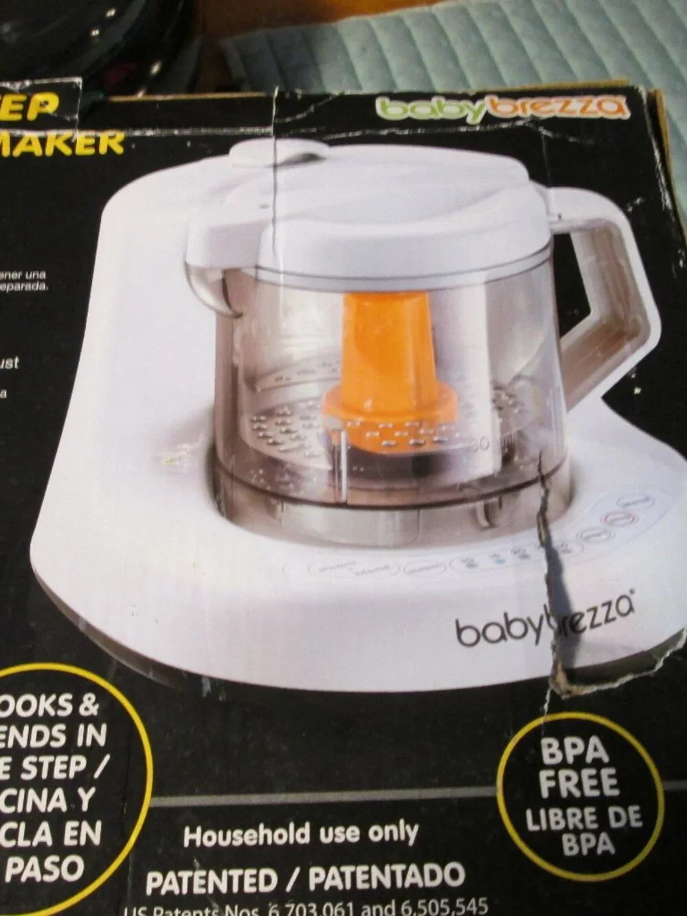 New Baby Brezza One step baby food maker cooks blends in one step